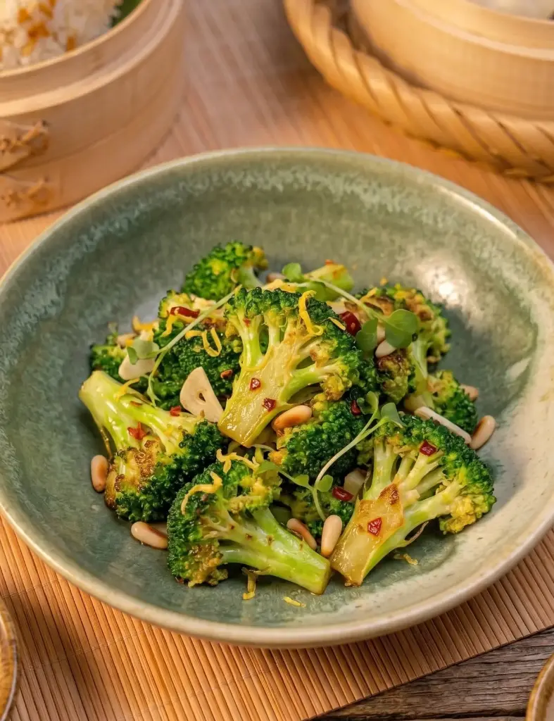 Bông cải xanh áp chảo