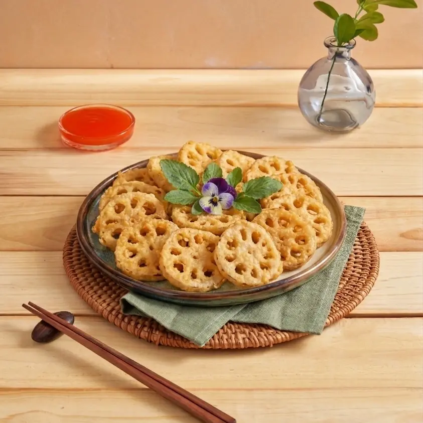 Tempura củ sen